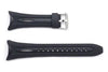 Genuine Casio Black Resin 25mm Watch Band- 10082003
