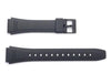 Genuine Casio Black Resin 23/18mm Watch Strap- 10079756