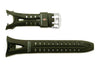 Genuine Casio Pathfinder Sport Green Resin 19/12mm Watch Strap- 10235374