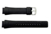 Genuine Casio Black Resin 25/18mm Watch Band- 10226505