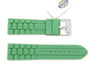 Fossil Green Silicone 24mm Watch Strap