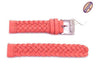 Fossil Coral Braided Leather 18mm Watch Strap