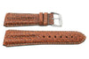 Genuine Wyoming Buffalo Leather White Stitched Watch Strap image