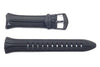 Genuine Casio Black Resin 24/16mm Watch Band- 10075646