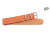 Fossil Orange Leather 22mm Watch Band