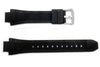 Genuine Casio Black Resin 24/15mm Watch Strap- 10264132