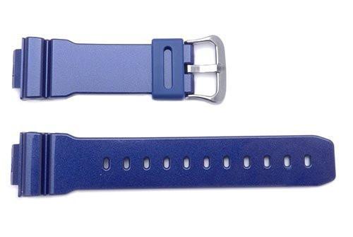 Genuine Casio Blue Resin G-Shock Watch Band- 10332042