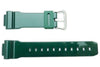 Genuine Casio Green Resin G-Shock Watch Band- 10332043