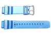 Genuine Casio Light Blue Resin 21mm G-Shock Watch Band- 10270953