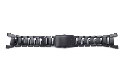 black metal watch strap