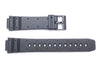 Genuine Casio Black Resin 21.5/14mm Watch Strap- 70607875