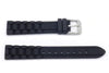 Hadley Roma Black Silicone Diver Watch Band