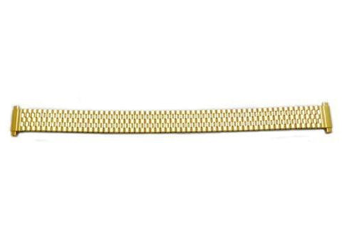 Hadley Roma Ladies Gold Tone Expansion Flex Bracelet Size 11-15mm