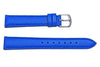Hadley Roma Java Lizard Grain Blue Textured Leather Long Watch Strap
