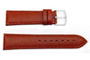 Hadley Roma Java Lizard Grain Tan Textured Leather Long Watch Strap