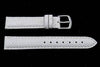 Hadley Roma White Genuine Java Lizard Light Padding Thin Watch Band