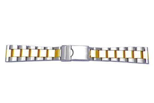 Hadley Roma Men's Rolex Oyster Style Link Metal Watch Band