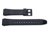 Genuine Casio Black Resin 28.5/19mm Watch Strap - 10160334
