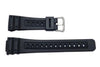 Genuine Casio Black Resin 18mm Watch Band - 10186132