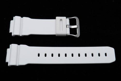 Genuine Casio White Resin 26/16mm Watch Band - 10222653