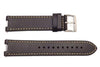 Genuine Swiss Army Night Vision 21mm Brown Leather Watch Strap