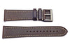 Swiss Army Infantry Series Dark Brown Leather 23mm Watch Band