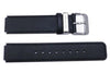 Kenneth Cole Genuine Black Leather Square Tip 15mm Watch Strap