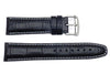 Citizen Black 22mm Crocodile Grain Leather Watch Band