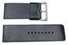 Kenneth Cole Genuine Black Leather Square Tip 36mm Watch Band