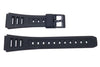 Genuine Casio Black Resin 23.5/19mm Watch Strap