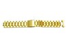 Seiko Gold Tone Push Button Release Clasp 21mm Watch Bracelet