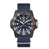 Luminox Men's Master Carbon Seal 3800 Series Blue Webbing Nylon Strap Blue Dial Quartz Analog Watch - XS.3803.C image