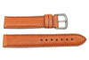 Hadley Roma Men's Tan Self-Lined Genuine Leather Watch Band