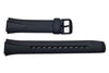 Genuine Casio Black 17/16mm Resin SolarPower Watch Band