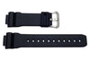 Genuine Casio Black Resin 16mm Watch Band- 10025152