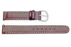 Timex Ladies Brown Stitched Oiled Leather 14mm Watch Band