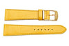 Genuine ZRC Veau Soft Yellow Calfskin Leather 20mm Watch Strap