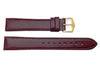Hirsch Osiris - Burgundy Calf Leather Watch Strap