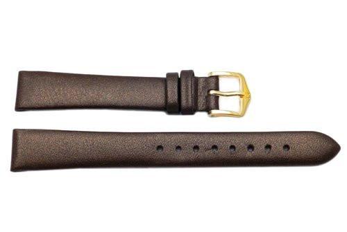 Hirsch Cashmere - Bronze Aloe Vera Finish Ladies Calf Leather 12mm Watch Strap