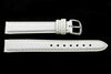 Genuine Coach White Smooth Leather 13mm Watch Band