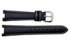 Genuine Coach Black Smooth Leather 18/10mm Watch Band