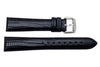 Genuine ESQ Black Lizard Grain Textured Leather 19mm Watch Strap