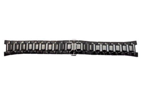 Genuine Seiko Black Tone Polished Finish 22mm Watch Bracelet