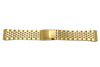Genuine Seiko Mens Dual Tone 20mm Fold-Over Clasp Watch Bracelet