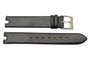 Kenneth Cole Genuine Black Leather 14/4mm Watch Band
