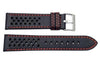 Genuine Leather Racing Style With Contrast Stitching Watch Band