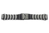 Seiko Black Tone Stainless Steel Three Fold Clasp Watch Bracelet