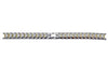 Pulsar Dual Tone Stainless Steel Ladies 10mm Bangle Watch Bracelet