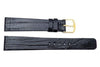 Seiko Black Genuine Lizard Leather 18mm Watch Strap