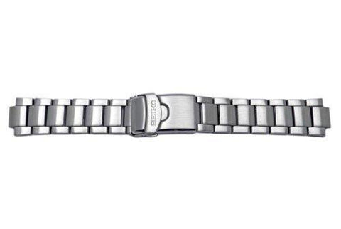 Seiko Brushed Push Button Fold-Over Clasp 22mm Solid Watch Bracelet